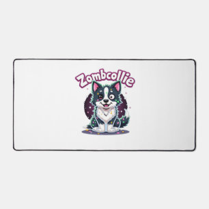 Border Collie BC Zombie Dog Halloween Essential T- Desk Mat