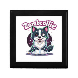 Border Collie BC Zombie Dog Halloween Essential T- Gift Box