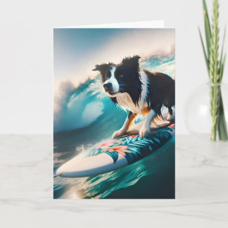 Border Collie Blank Card