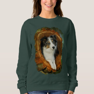 Border Collie Blue Merle Dog Animal Funny  classic Sweatshirt