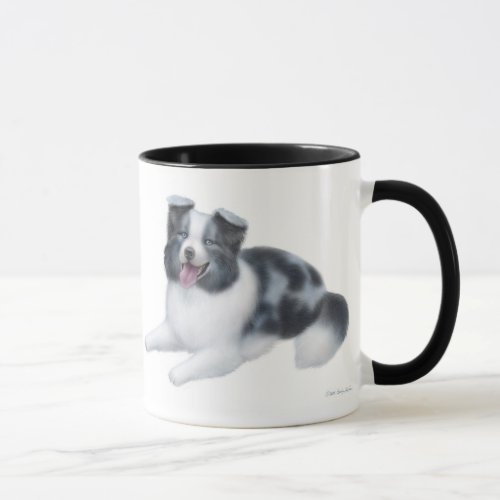 Border Collie Blue Merle Mug