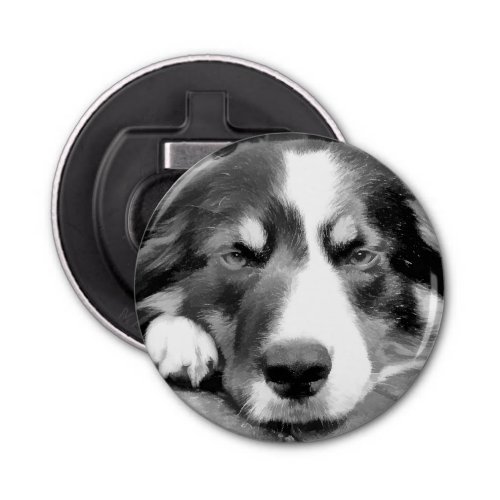 BORDER COLLIE BOTTLE OPENER