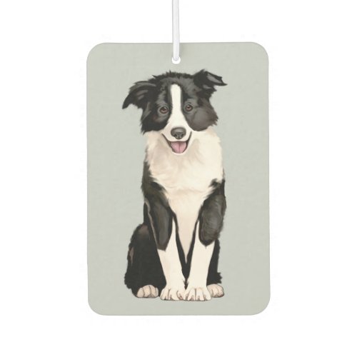 Border Collie Car Air Freshener