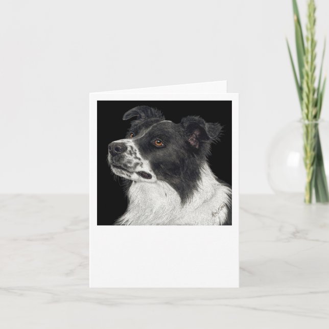 Border Collie Card - "Ben" (Front)