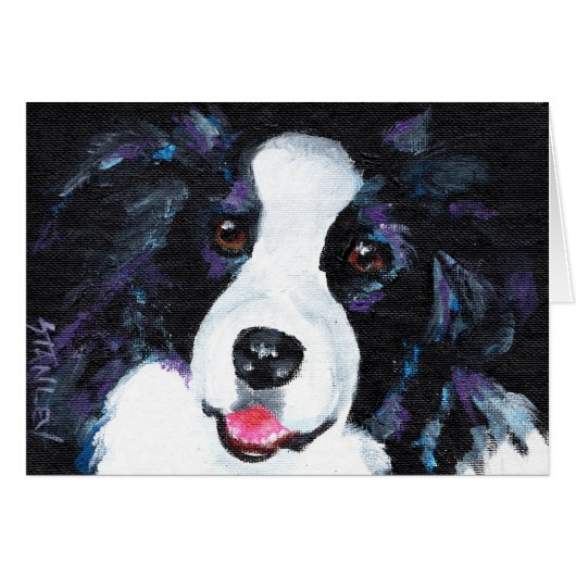 Border Collie Cards (Front Horizontal)