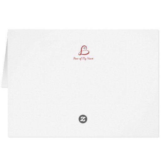 Border Collie Christmas Card (Back Horizontal)