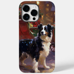 Border Collie Christmas Festive Season Case-Mate iPhone 14 Pro Max Case