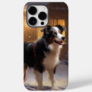 Border Collie Christmas Festive Season Case-Mate iPhone 14 Pro Max Case