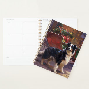 Border Collie Christmas Festive Season Planner