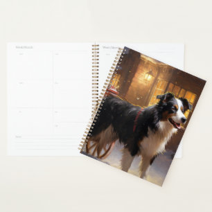 Border Collie Christmas Festive Season Planner