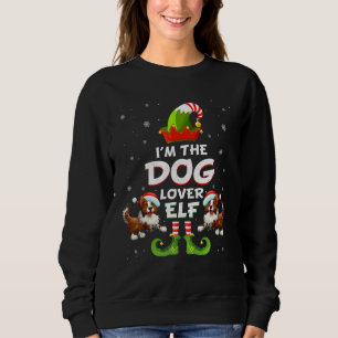 Border Collie Christmas I'm The Dog Elf Sweatshirt