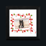 Border Collie Christmas Jewelry Box<br><div class="desc">Border Collie Christmas</div>