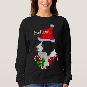 Border Collie Christmas Merry Sweatshirt