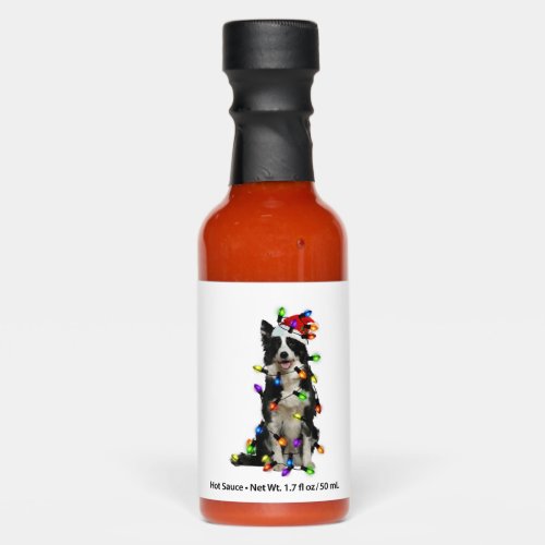 Border Collie Christmas Santa Funny Dog Lover Hot Sauces