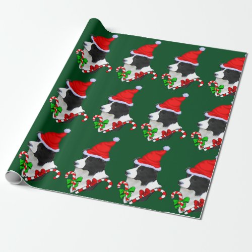 Border Collie Christmas Wrapping Paper