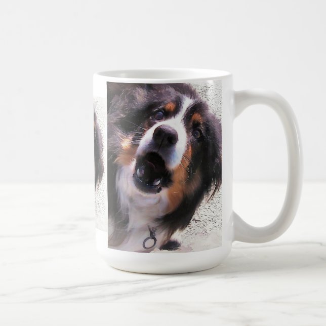 BORDER COLLIE COFFEE MUG (Right)