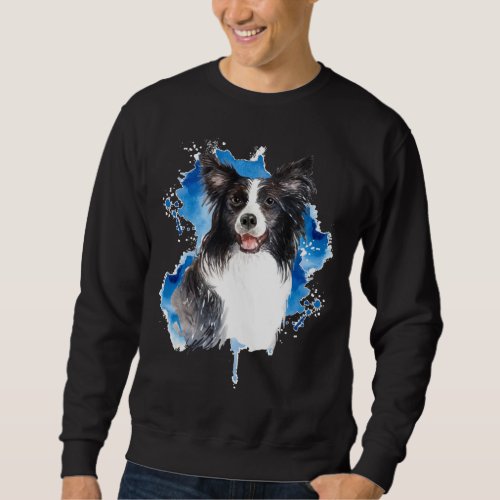 Border Collie Colorful Dog Lover Sweatshirt
