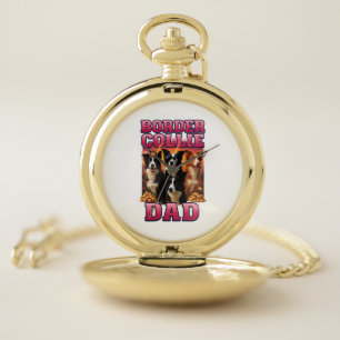 Border Collie Copy Copy Copy Pocket Watch
