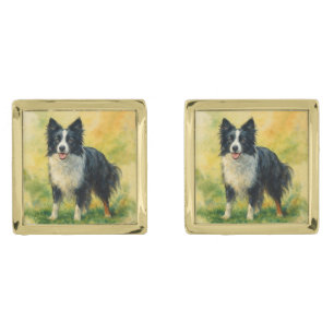 Border Collie Cufflinks