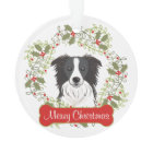 Border Collie Customizable Ornament