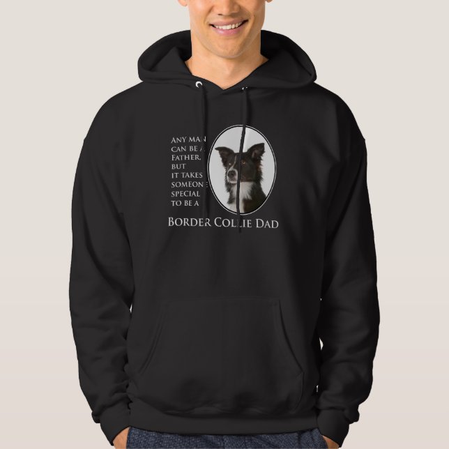 Border Collie Dad Hoodie (Front)