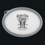 Border Collie Dad Vintage Engraving Dog Shirt Desi Belt Buckle<br><div class="desc">Border Collie Dad Vintage Engraving Dog Shirt Design_1</div>
