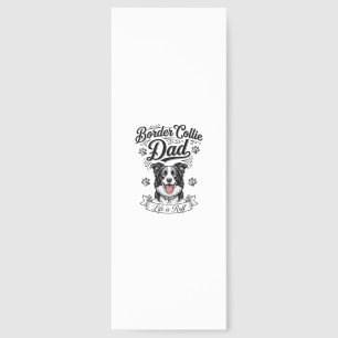 Border Collie Dad Vintage Engraving Dog Shirt Desi Bookmarks