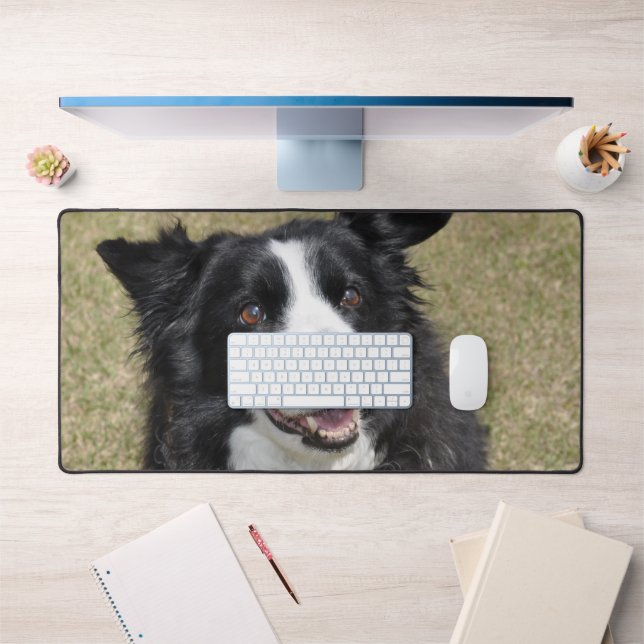 Border Collie Desk Mat (Office 1)