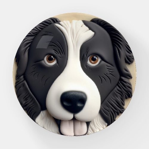 Border Collie Dog 3D Inspired  Paperweight