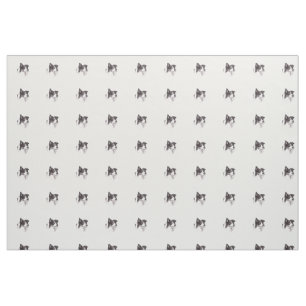Border Collie Dog Art Fabric Fat Quarter