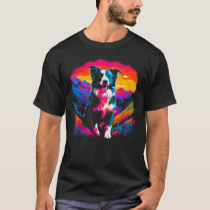 Border Collie Dog Artist T-Shirt
