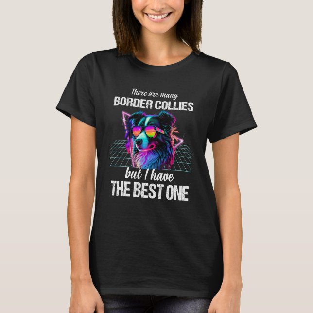 Border Collie Dog Border Collies  4 T-Shirt (Front)