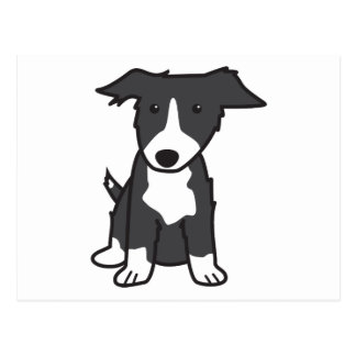 Border Collie Cartoon Postcards | Zazzle