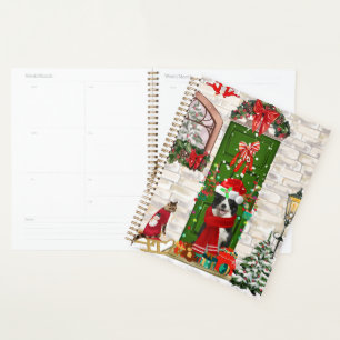 Border Collie Dog Christmas Planner