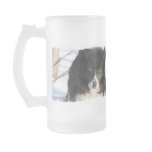 Border Collie Dog  Frosted Mug
