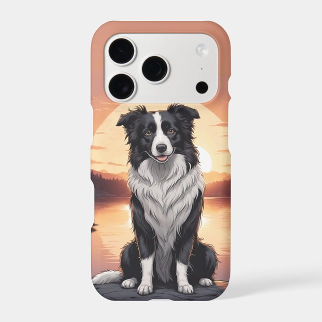 Border Collie Dog Iphone Case (Back)