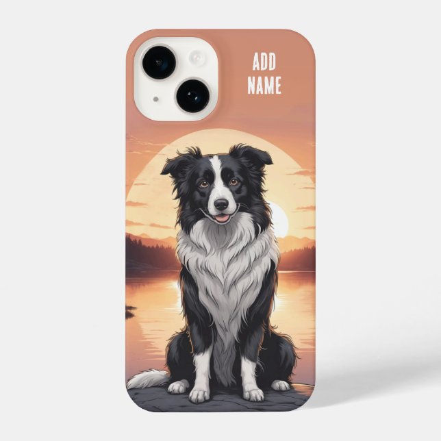 Border Collie Dog iPhone Case (Back)