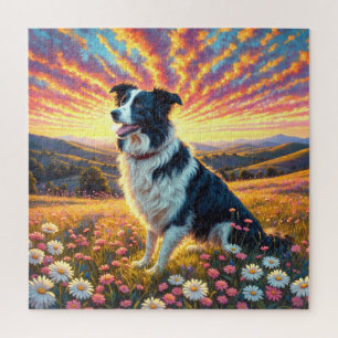 Border Collie Dog Jigsaw Puzzle