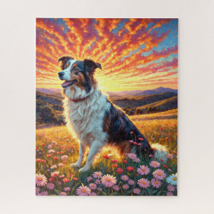 Border Collie Dog Jigsaw Puzzle