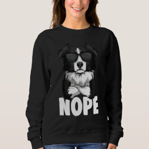 Border Collie Dog Kids Boys Women_1 Sweatshirt