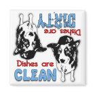 Border Collie Dog Lovers Dishwasher Magnet