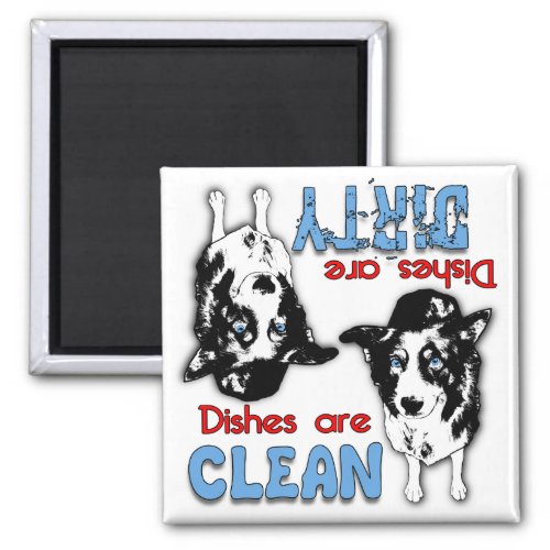 Border Collie Dog Lovers Dishwasher Magnet