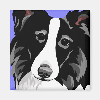 Border Collie Dog Magnet