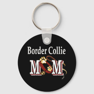 Border Collie Dog MOM Keychain