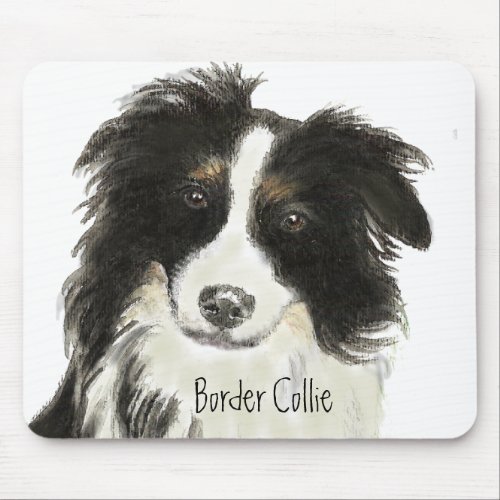 Border Collie Dog o Mouse Pad