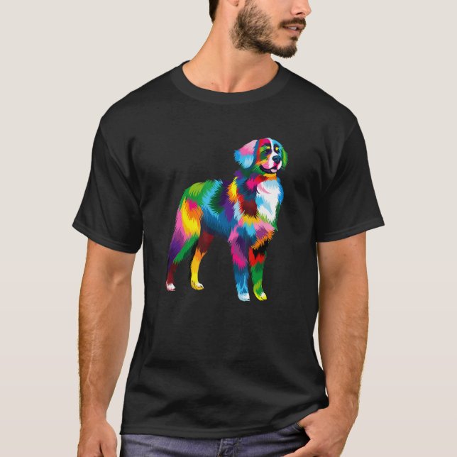 Border Collie Dog Owner Pet Dog  1 T-Shirt (Front)