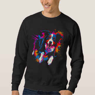 Border Collie Dog Pop 1 Sweatshirt