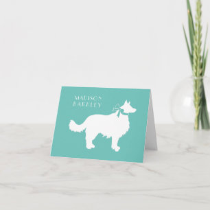 Border Collie Dog Puppy Note Card