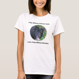 Border Collie Dog Smiling  T-Shirt