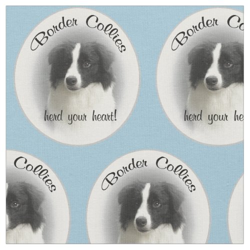 Border Collie Fabric